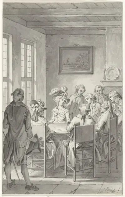 Onderhoud met de prinses te Goejanverwellesluis, 1787