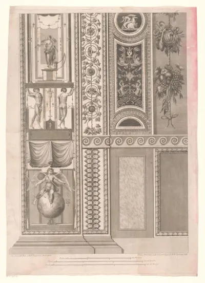 Onderste deel van decoratieve pilaster