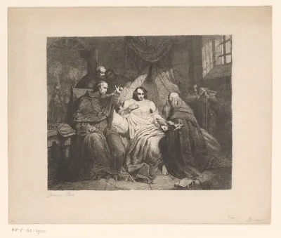 Ondervraging van Don Carlos door de grootinquisiteur Torquemada