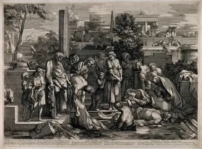 One of the seven Acts of Mercy: burying the dead