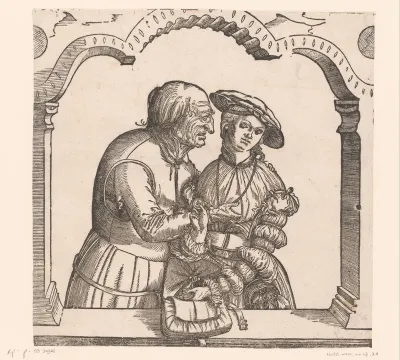 Ongelijk paar: oude man met een jonge vrouw