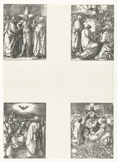 Ongeloof van Tomas, Hemelvaart, Pinksteren, Laatste Oordeel