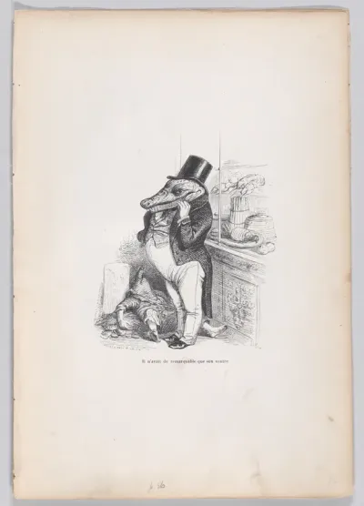 Only his belly was remarkable, from "Scenes from the Private and Public Life of Animals"