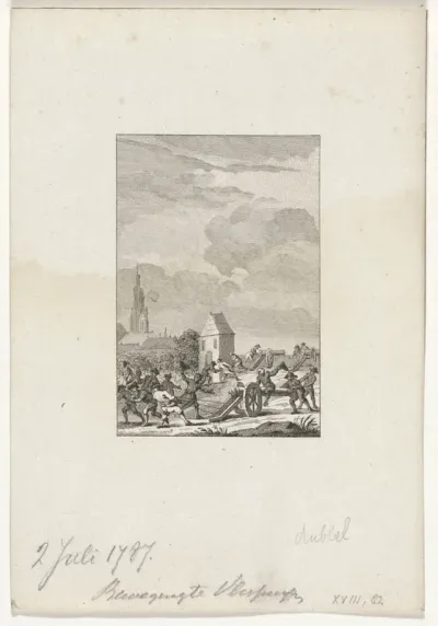 Onrust in Vlissingen, 1787