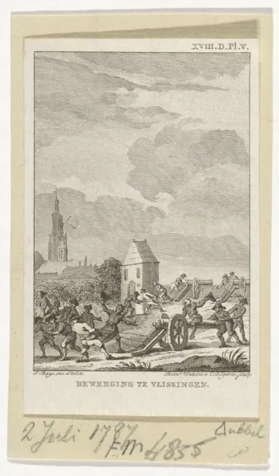Onrust in Vlissingen, 1787