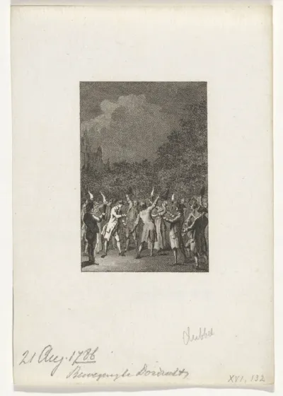 Onrust te Dordrecht, 1786