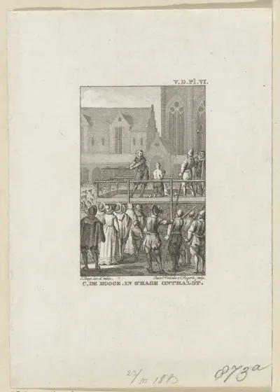Onthoofding van de graveur Cornelis de Hooghe, 1583