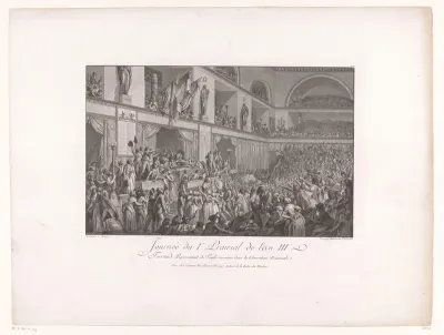 Onthoofding van Jean-Bertrand Féraud tijdens de opstand van 20 mei 1795 tegen de Nationale Conventie