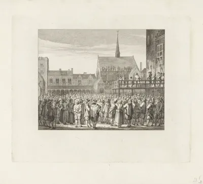 Onthoofding van Johan van Oldenbarnevelt, 1619