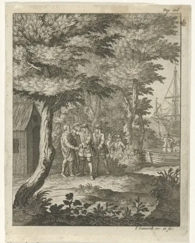 Ontmoeting in een bos