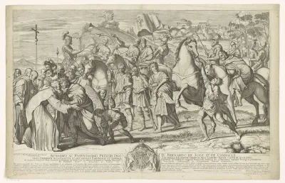 Ontmoeting tussen keizer Otto III en de heilige Nilus