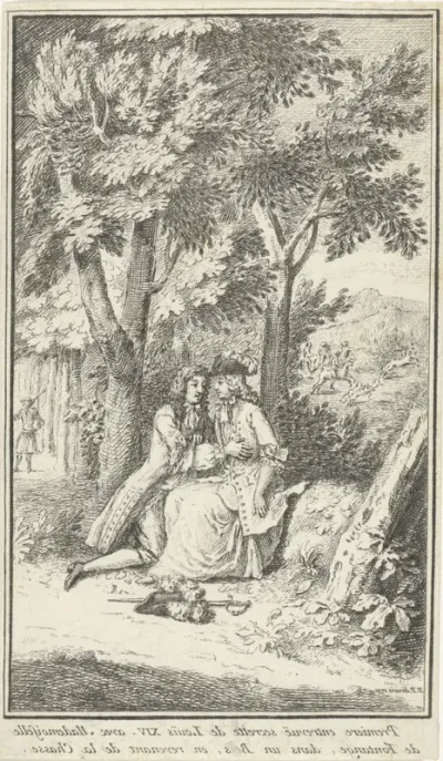 Ontmoeting tussen Lodewijk XIV en de hertogin van Fontange