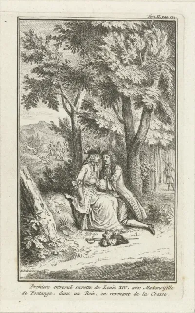 Ontmoeting tussen Lodewijk XIV en de hertogin van Fontange