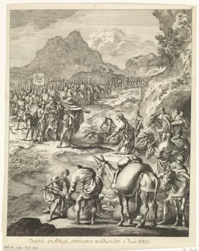 Ontmoeting van David en Abigaïl