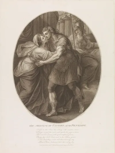Ontmoeting van Odysseus en Penelope