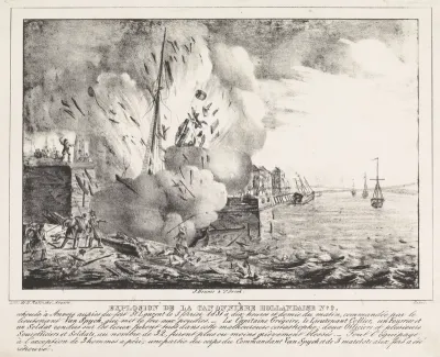 Ontploffing kanonneerboot van Jan van Speyk