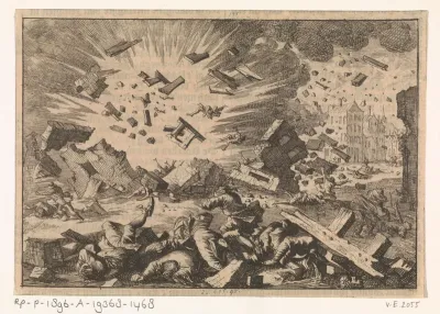 Ontploffing van de kruittoren te Delft, 1654