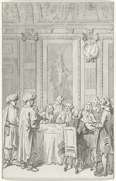 Ontvangst van de Marrokaanse gezant door de Staten Generaal, 6 september 1770