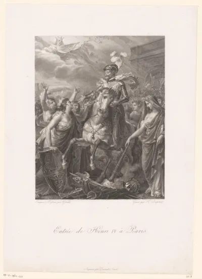 Ontvangst van koning Hendrik IV te Parijs