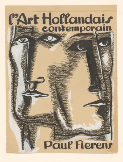 Ontwerp boekomslag "l'Art Hollandais contemporain"