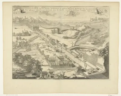 Ontwerp van de grote heirbanen der Romeinen
