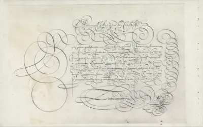 Ontwerp van een schrijfvoorbeeld: A mon singul[ier] amy (...)