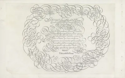 Ontwerp van een schrijfvoorbeeld: Ad doctiss. clarissismumq[ue] (...)