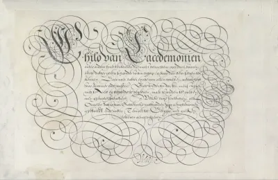 Ontwerp van een schrijfvoorbeeld: Chilo van Lacedemonien (...)