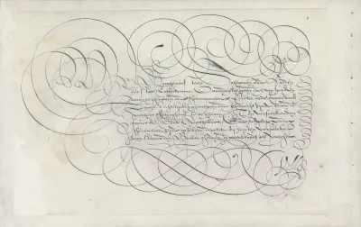 Ontwerp van een schrijfvoorbeeld: De Burgehemeesteren (...)