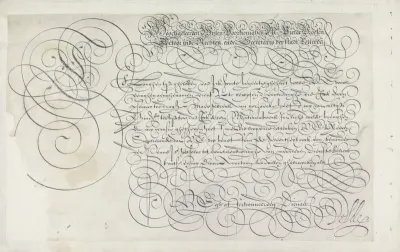 Ontwerp van een schrijfvoorbeeld: Hoochgeleerden Wijsen (...).