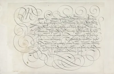Ontwerp van een schrijfvoorbeeld: Marcus Curius (...)