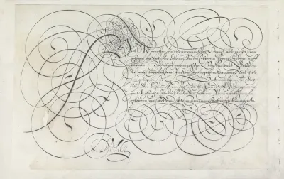 Ontwerp van een schrijfvoorbeeld: Viel menschen (...)