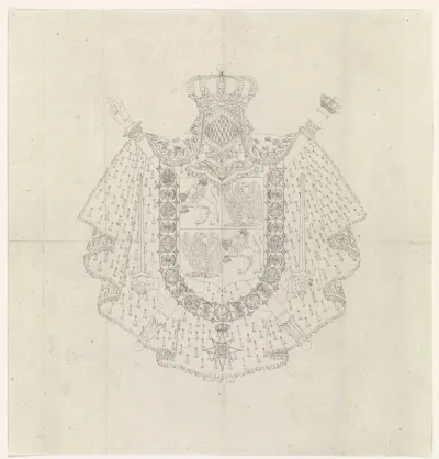Ontwerp van het wapen van Lodewijk Napoleon