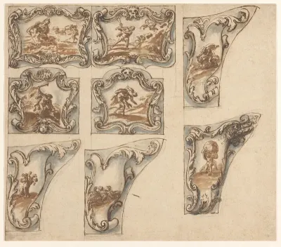 Ontwerp voor de decoratie van een rijtuig