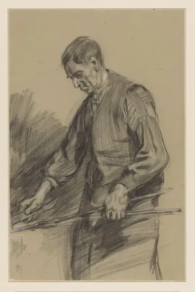 Ontwerp voor de kastwand van de hofapotheek te Ansbach