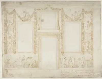 Ontwerp voor decoraties op een muur