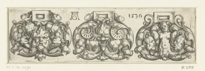 Ontwerp voor drie gespen