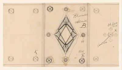 Ontwerp voor een brieventasch