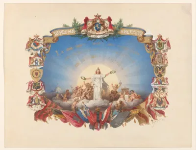 Ontwerp voor een Diplome d'Honneur