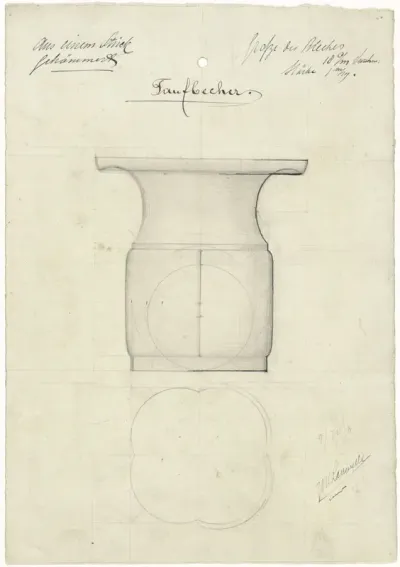 Ontwerp voor een doopbeker