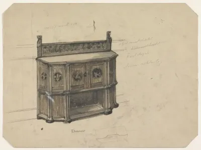 Ontwerp voor een dressoir