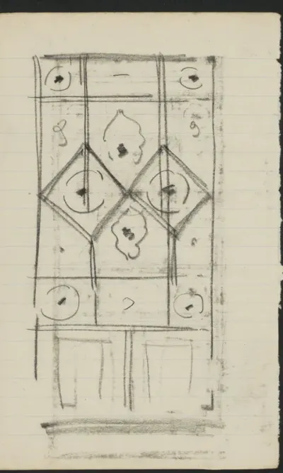 Ontwerp voor een glas-in-loodvenster