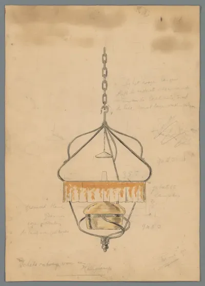 Ontwerp voor een hanglamp