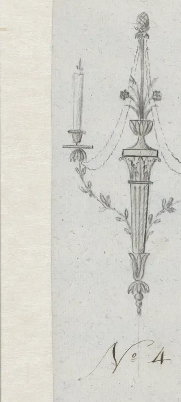 Ontwerp voor een kandelaar (No. 4)