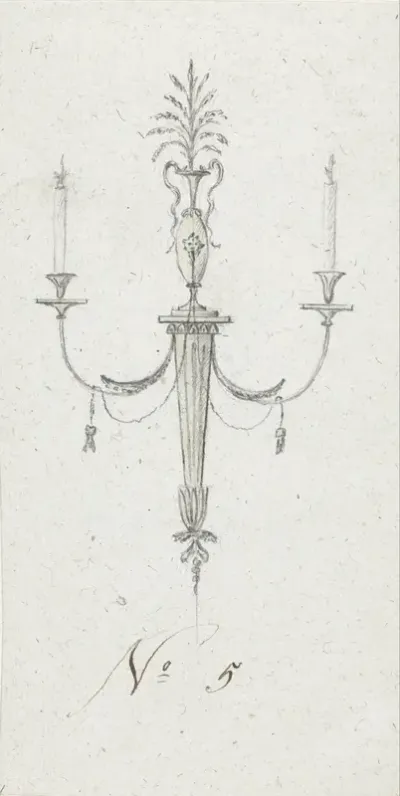 Ontwerp voor een kandelaar (No. 5)
