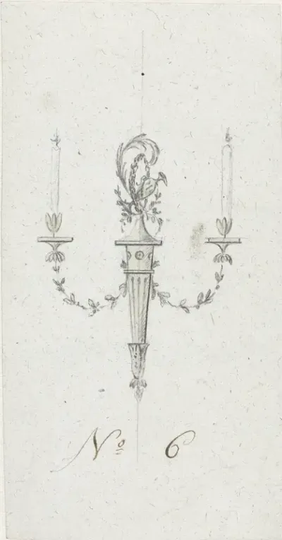 Ontwerp voor een kandelaar (No. 6)