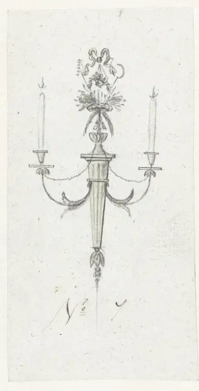 Ontwerp voor een kandelaar (No. 7)