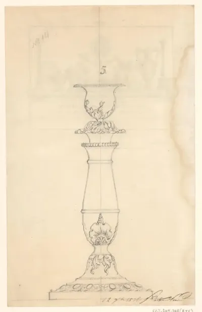 Ontwerp voor een kandelaar