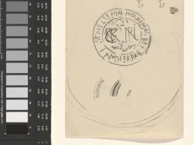 Ontwerp voor een logo van boekhandel Scheltema & Holkema te Amsterdam
