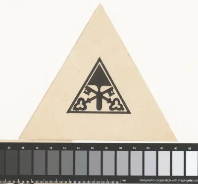 Ontwerp voor een logo van de schelpkalkfabriek in Leiden